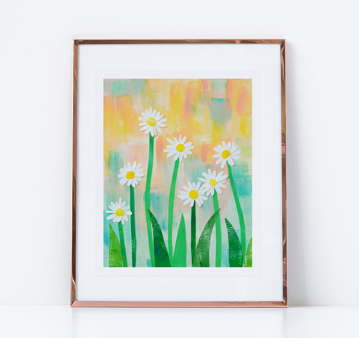 Colorful Daisies 8x10 Print