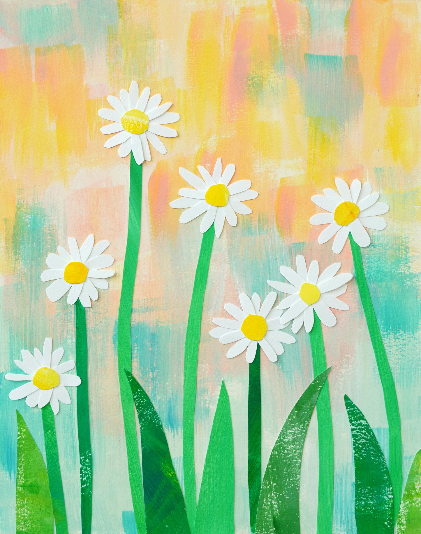 Colorful Daisies 8x10 Print